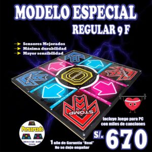 Tablero de Baile Especial 9F REG USB para PC o Laptop