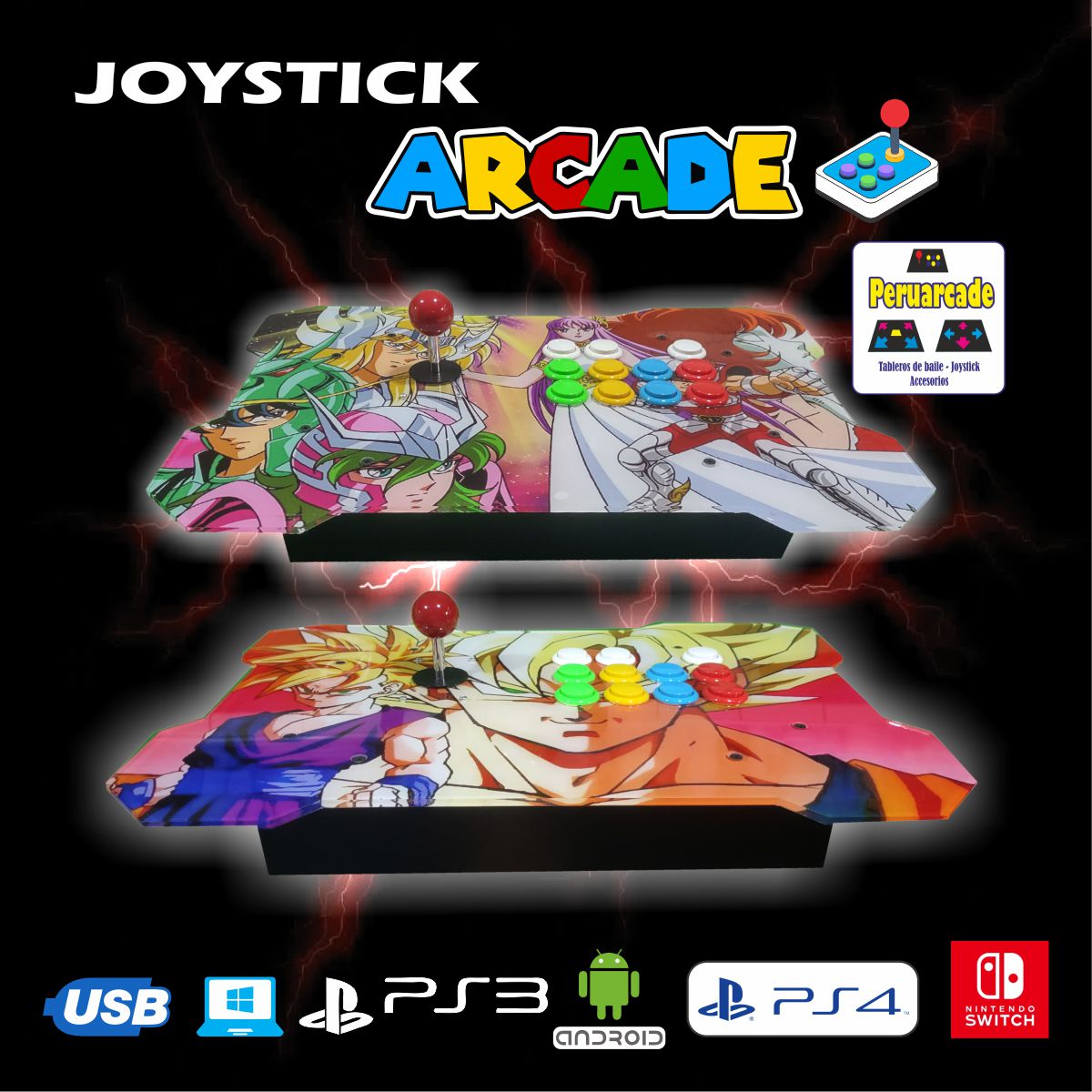Joystick Arcade Acrilico - Imagen 2