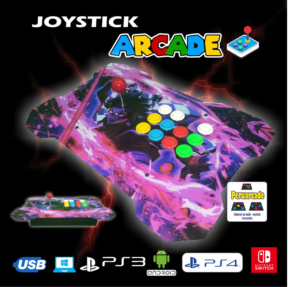 Joystick Arcade Acrilico - Imagen 4